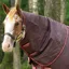 Horseware Amigo Bravo 12 Original 150g Turnout Hood - Brown/Red/Gold/Red